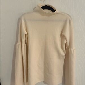 Elegant Cream Turtleneck Sweater